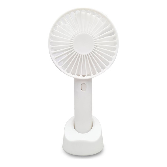 Mini Ventilador Recargable Usb Mano Con Base Soporte Celular