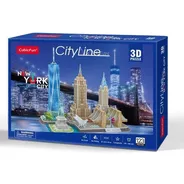 City Line - New York - Puzzle 3d