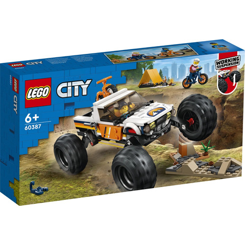 Lego® City - Todoterreno 4x4 Aventurero (60387) Cantidad de piezas 251