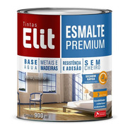 Tinta Esmalte Premium Base Água Elit Brilhante 900ml