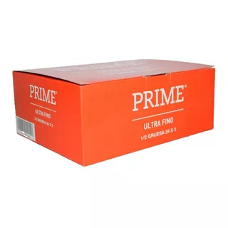 Preservativos Prime Ultra Fino 24 Cajas De 3 Unidades