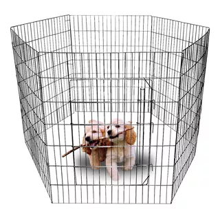 Corral Perro Mascotas 50cm Alto 10 Paneles Dog Play Pen 