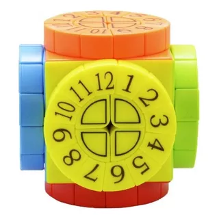 Cubo Rubik Ziina Time Machine 2x2 With Numbers - Nuevo