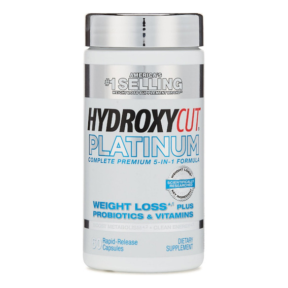 Hydroxycut Platinum 60 Caps. Quemagrasa & Vitaminas
