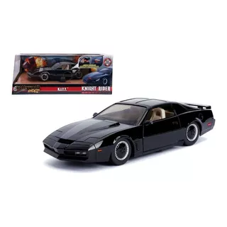 Kitt Knight Rider El Auto Increíble Jada Escala 1:24 Con Luz Color Negro