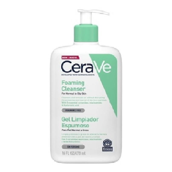 Cerave Gel Limpiador Espumoso de 473mL