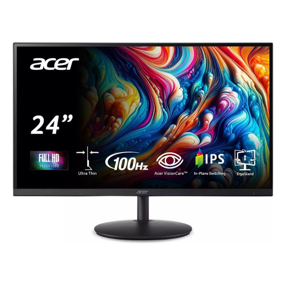 Monitor Gamer Acer Sa242y 100hz Amd Freesync 1 Ms Ips 23.8