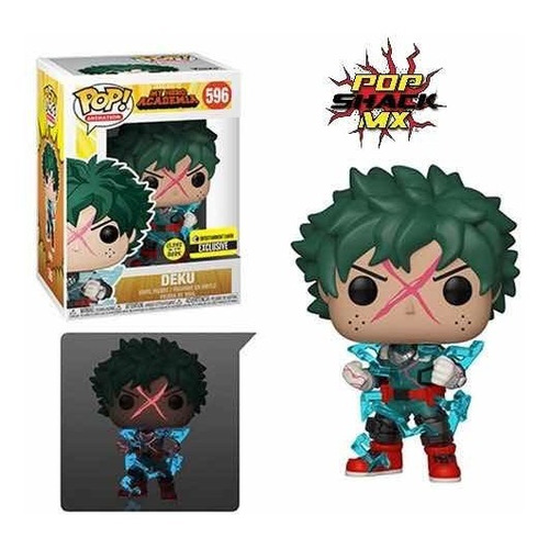 Funko Pop Deku #596 Full Cowl Entertainment Sticker Glow Dar