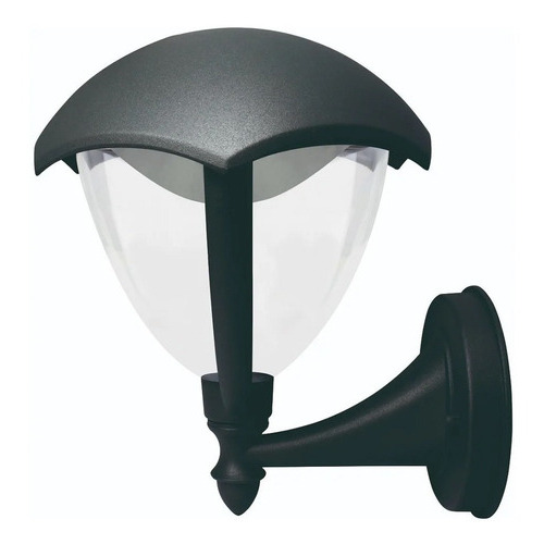 Farol Led Soportado Negro Exterior Interior Surtek