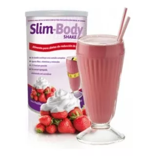 Slim Body Shake - 500grs - Reemplazo De Comida - Dieta Sabor Frutilla