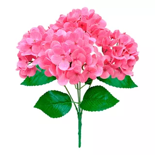 Ramo De Hortensias Natural Touch 45cm Variedad De Color 2pz