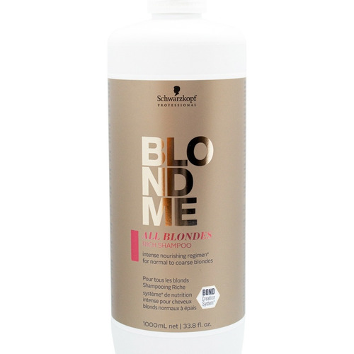 Schwarzkopf Blondme All Blondes Rich Shampoo Rubios 1lt