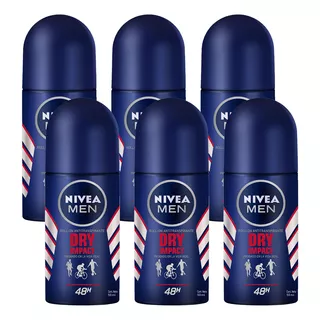 Pack Desodorante Antitranspirante Roll On Nivea Men Dry Impa