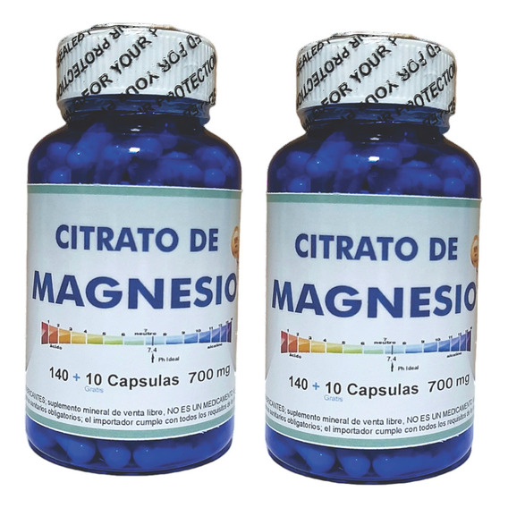 Citrato De Magnesio Cáps X2 - Unidad a $328