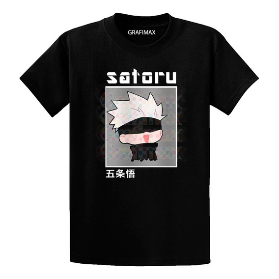 Polera  Saturo Gojo Chibi Jujutsu Kaisen Anime Grafimax