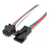 50 Par Conector 3fios Para Led Endereçavel Ws2811 Ws2812b