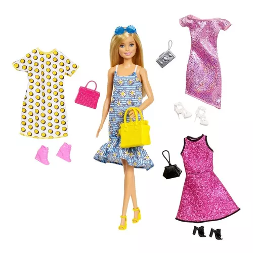 Boneca Barbie Fashionista Com Roupas E Acessórios - Mattel