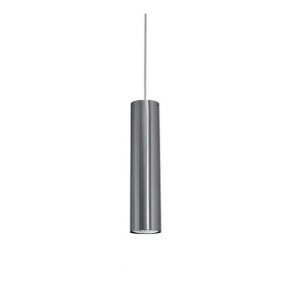 Lampara Colgante 1 Luz Tubo 25cm Moderno Apto Led Diseño Vig