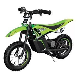 Motocicleta Eléctrica, Dirt Rocket Verde Razor Sx125 Mcgrath