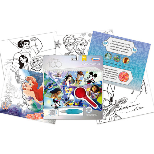 Libro Para Colorear Con Agua Xl Wow Disney