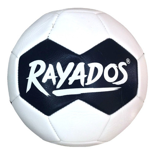 Balón De Fútbol Rayados No. 5 Color Blanco
