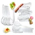 Set Of 12 - Heavy Duty Disposable Plastic Serving Utens...