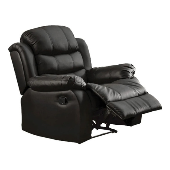 Sillon Recliner Sofa Reclinable Poltrona Butaca Olimpia Color Negro