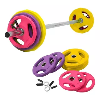 Set Barra Body Pump - Set De Barra Con Discos