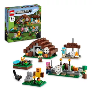 Kit Minecraft 21190 A Aldeia Abandonada Lego Quantidade De Peças 422