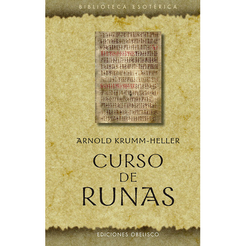 Curso De Runas, De Krumm Heller,arnold. Editorial Obelisco, Tapa Blanda En Español