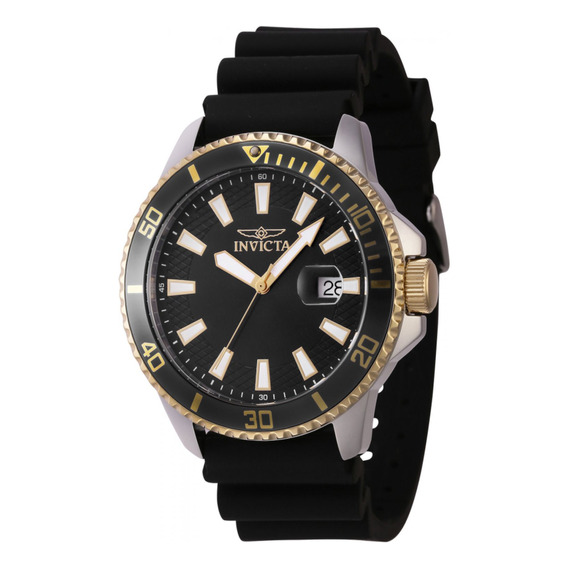 Reloj Invicta Para Hombre Pro Diver 46132 En Silicona Negro