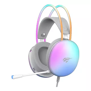 Headset Gamer Havit Gamenote H2037d Rgb Branco