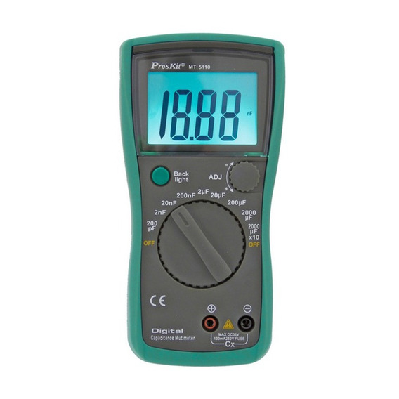 Capacimetro Digital Profesional Proskit Mt5110 R