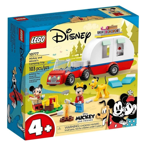 Lego Excursión De Campo De Mickey Mouse Y Minnie Mouse 10777 Cantidad de piezas 103