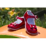 Zapatos No Tuerce Para Bebes Niña Rojo Zapatos Elegantes 