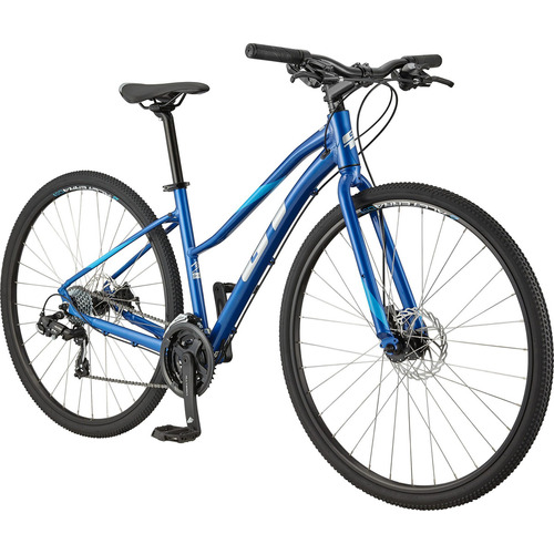 Bicicleta Urbana Gt Transeo Sport R-700 Unisex Color Azul Tamaño Del Cuadro Mediana