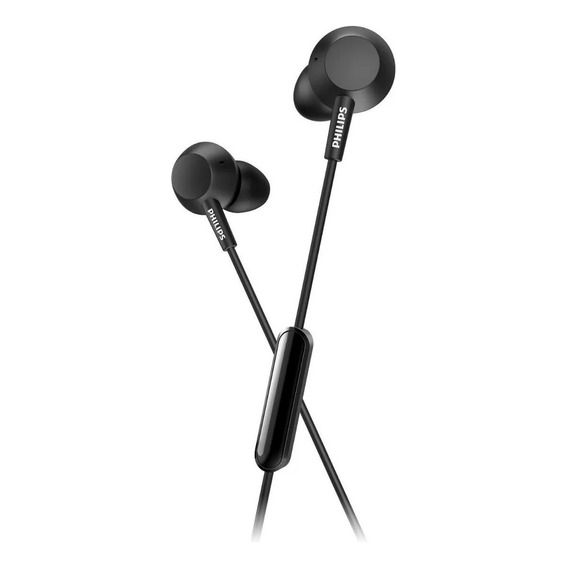 Auriculares In Ear Philips Earbuds Tae4105 C/ Mic Negro Csi