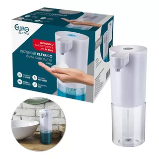 Dispenser Saboneteira Sabonete Líquido Automático C/sensor Cor Branco