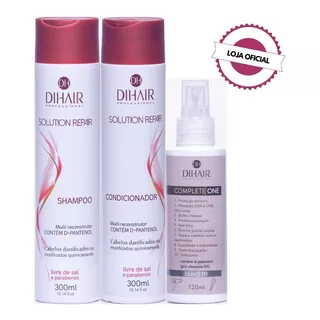 Kit Profissional Shampoo E Cond Reparação + Protetor Térmico