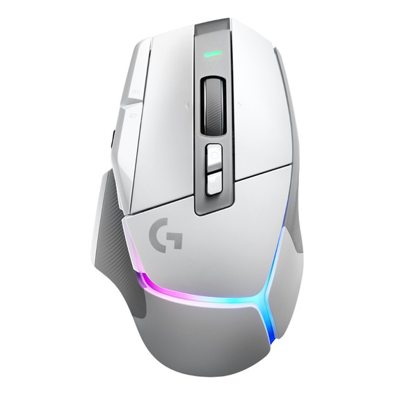 Mouse gamer de juego inalámbrico recargable Logitech G  Serie G G502 X Plus white