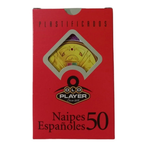 Juego Naipes 50 Cartas Españolas Plastificadas Old Player