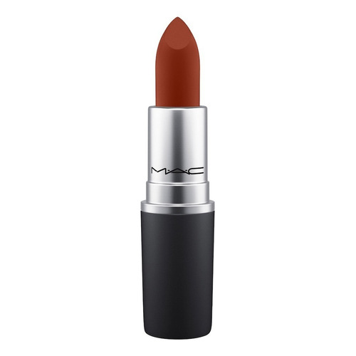 Labial Maquillaje Mac Powder Kiss Lipstick 3g Color Marrakesh-mere