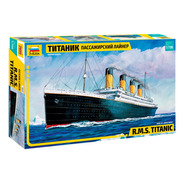 Plastimodelismo Zvezda Navio De Passageiros Titanic 1/700