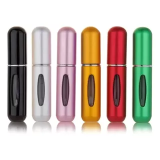6pcs Mini Atomizador Para Perfume, Capsula Viaje 5ml