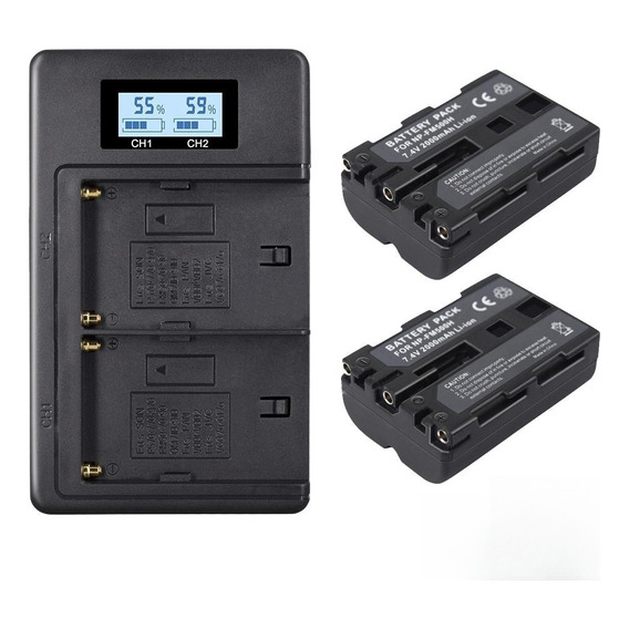 Cargador Y 2 Baterías Np-fm500h Para Sony A57 A58 A550 A580