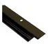 Zocalo Puerta Metalico Aluminio Con Goma Burlete 90 Cm Color Marrón Oscuro Liso