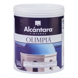 Pintura Látex Exterior Interior Olimpia Color 1 Litro Alcántara