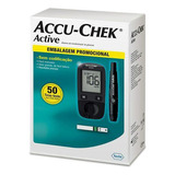 Accu Chek Active Kit Monitor + Lancetador + 50tiras Roche