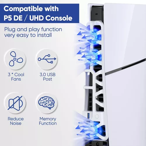 Adjustable Ventilador De Enfriamiento Para Ps5 Slim Usb 3.0
