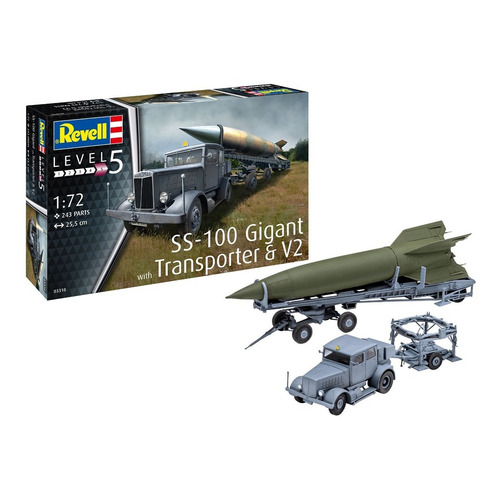 Hanomag Ss-100 Gigant Con Transporter & V2 1:72 Revell 03310